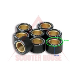 Rollers -MALOSSI- 20x12mm 8pcs