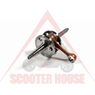 Arbore cotit -PIAGGIO ORIGINAL- 4316255, bolt piston 12 mm, cursa 39,3 mm, APRILIA Scarabeo, SR Motard, GILERA Runner, Stalker, PIAGGIO NRG, Typhoon, VESPA S, Sprint, LX, LXV