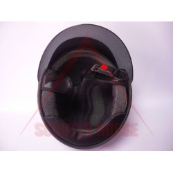 Helmet -EU- open type, black universal size,clear viewfinder, model 1639