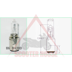 Light bulb -Taiwan- H6 BA20D-35W/35W halogen