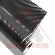 Foil red carbon, width-1270mm, lenght-1000mm
