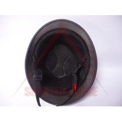 Helmet -EU- retro, matte black, universal size, model 1893