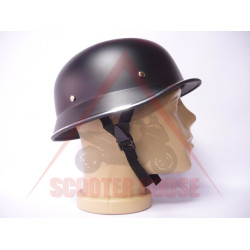 Helmet -EU- retro, matte black, universal size, model 1893