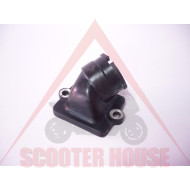 Colector -EU- Piaggio 2-timpi - conexiune = 28mm - Piaggio SKR125, TPH125, Hexagon125-180, Gilera Ru