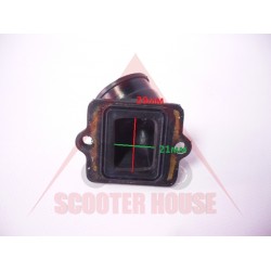 Колектор -EU- Piaggio 2-тактов - връзка=28mm - Piaggio SKR125, TPH125, Hexagon125-180, Gilera Ru