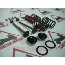 Клапани к-т -EU- комплект с пружини GY6 (4-тактов) 50 cc (139QMA/B)