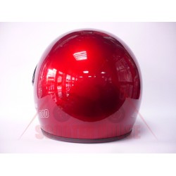 Каска -EU- отворена, червена, универсален размер,прозрачен визьор, модел 2246