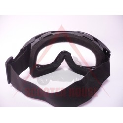 Очила  -EU- мотокрос черна рамка, прозрачен визьор