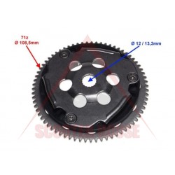 Бендикс к-т -EU- Minarelli 50 cc (type MA, MY, CW, CA, CY) 13mm