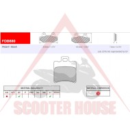 НАКЛАДКИ -MALOSSI- FDB680 MALOSSI MHR Synt S10 49,5х39,7х6,3mm with e-pass, e24 mark НАКЛАДКИ -MALOSSI- FDB680 MALOSSI MHR Synt S10 49,5х39,7х6,3mm with e-pass, e24 mark