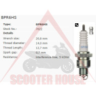 Spark plug -NGK- BPR6HS 7022