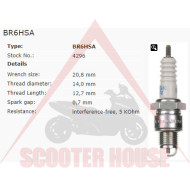 Spark plug -NGK- BR6HSA 4296