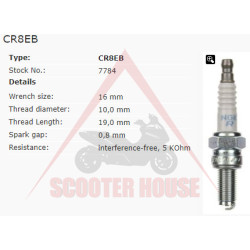 Spark plug -NGK- CR8EB 7784