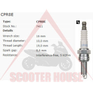 Spark plug -NGK- CPR8E 7411