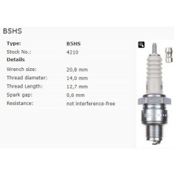 NGK CR8E (1275) - Standard Spark Plug / Sparkplug - 5kOhm Resistor