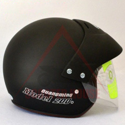 Helmet -EU- open type, black universal size,clear viewfinder, model 1639