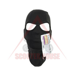 Balaclava -Bars- black, with two holes for the eyes, universal size