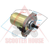 Стартер -EU- Minarelli 50 cc (type MA, MY, CW, CA, CY)