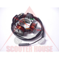 Stator -EU- Morini 50 cc (type AH) - Suzuki Address50, AP50, Derbi Atlantis50 (Derbi Motor), Mal