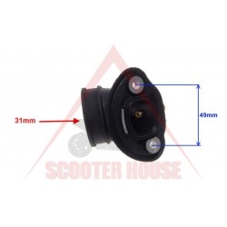 Колектор -EU- Piaggio Leader 2-клапана, 2 извода