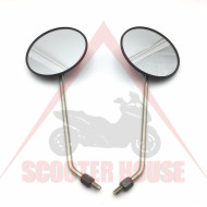 Mirrors set -EU-  round, thread-8mm, model 2489