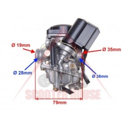 Καρμπυρατέρ -EU- GY6 50CC 139QMB / QMA