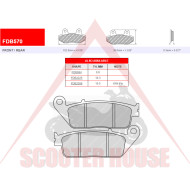 BRAKE PADS -FERODO- FDB570EF (ECO FRICTION)