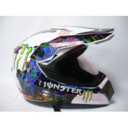 Helmet -EU-  VIRTUS MONSTER CROSS, WHITE, (L 57-58cm), model 2885