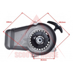 Алуминиев капак -SCOOTER FIX- с метален храповик, за покет байк (pocket bike)