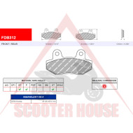 BRAKE PADS -EU- FDB312