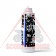 Масло -IPONE- SAMOURAI SCOOT, пълна-синтетика, с аромат на ягода, 2T, 1L Масло -IPONE- SAMOURAI SCOOT, пълна-синтетика, с аромат на ягода, 2T, 1L