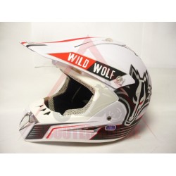 Casca -EU- WILD WOLF, alb, marimea XL