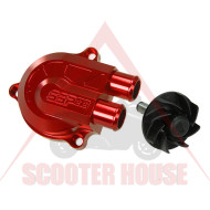 Water pump STAGE 6 +40 more power CNC - red