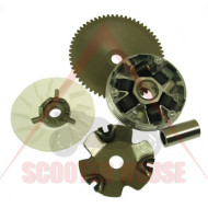 Variator set -EU- with pulley and fan GY6 (4 stroke) 50 cc 139QMB