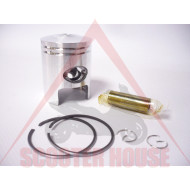 Set piston -EU- Piaggio 50 cc 2T- Surub 41.50mm = 12mm