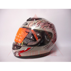 Helmet -EU-  GRAY WITH RED,BLACK,GRAY,  (L-XL), model 2682