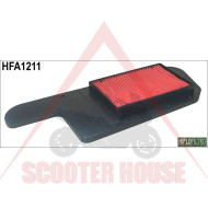 AIR FILTER -RMS- 100600781, HFA1211- HONDA FORESIGHT,REFLEX,JAZZ 250CC / PEUGEOT SV 250CC / PIAGGIO X9