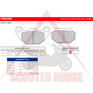 ΚΑΛΥΨΗ -FERODO- FDB2096EF (ECO FRICTION)