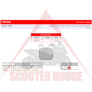 BRAKE PADS -FERODO- FRP405EF (ECO FRICTION)