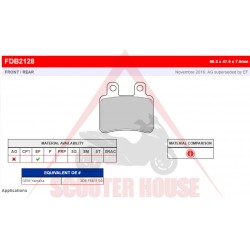 COVER -FERODO- FDB2128EF (ECO FRICTION) COVER -FERODO- FDB2128EF (ECO FRICTION)