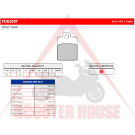 BRAKE PADS -FERODO- FDB2057EF (ECO FRICTION)