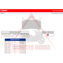 BRAKE PADS -FERODO- FDB605EF ECO FRICTION