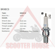 Spark plug -NGK- BR9ECS 4677