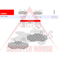 COVER -FERODO- FDB631EF (ECO FRICTION)