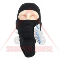 Balaclava -Bars- black, with one opening for the eyes, universal size