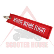 Keychain REMOVE BEFORE FLIGHT