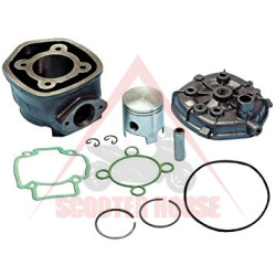 Cylinder kit with head -EU- 70cc Piaggio LC (5-corner head) 2-stroke