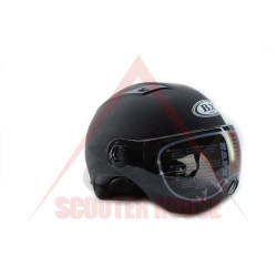 Helmet -EU- BX jet type, black matte, universal size