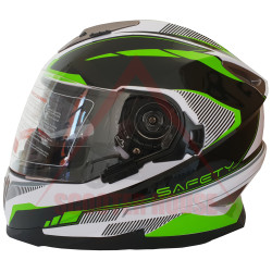 Helmet -XECURO- SAFETY, WHITE,BLACK,GREEN size M 57-58