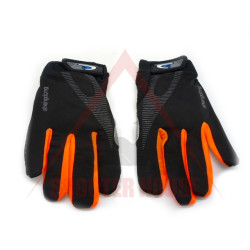Ръкавици -EU- SHENGDONA, черен-оранжев, размер М